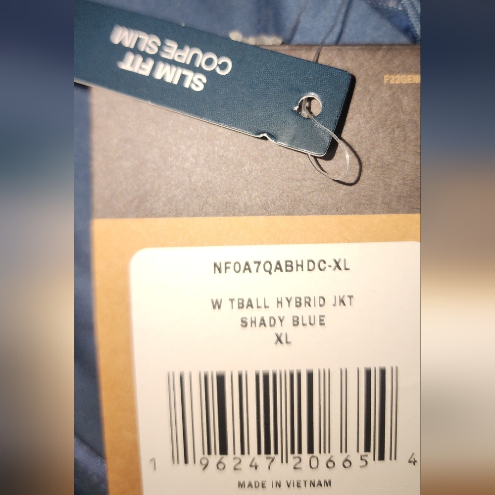 Womens The North Face ThermoBall Hybrid Eco Jacket 2.0 XL Two Toned Blue SlimFit - Picture 6 of 6